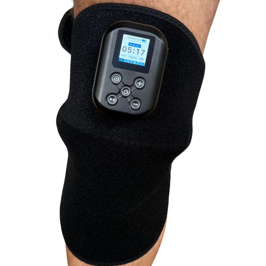 The InfraHeal Red Light Therapy Knee Wrap - Supports Knee Pain & Inflammation