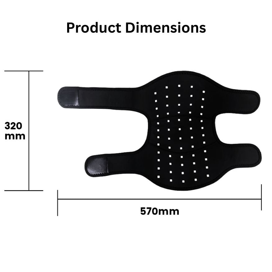 The InfraHeal Red Light Therapy Knee Wrap - Supports Knee Pain & Inflammation