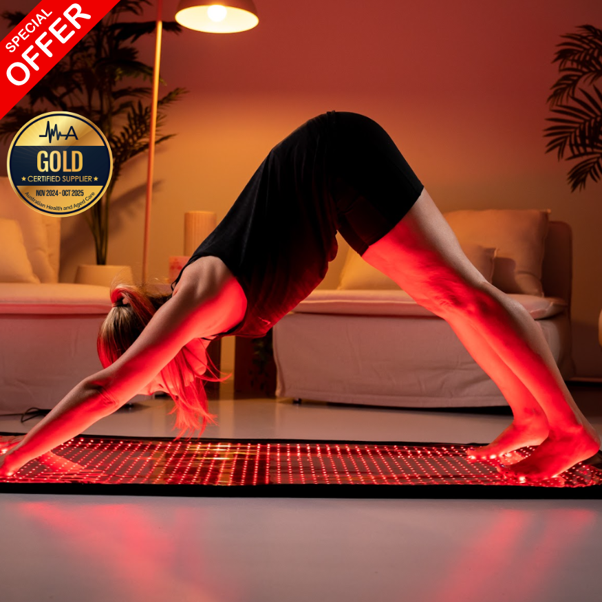 InfraHeal Red Infrared Light Therapy Mat: Whole-Body Wellness