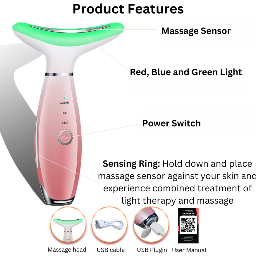 Beauty Facial Light Therapy Massager